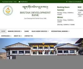 BDB.bt(Bhutan Development Bank) Screenshot