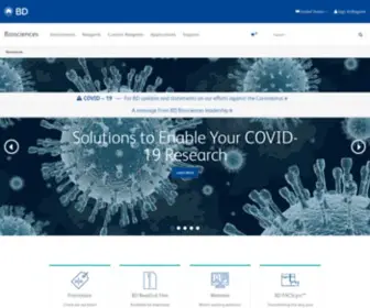 Bdbiosciences.com(BD Biosciences) Screenshot