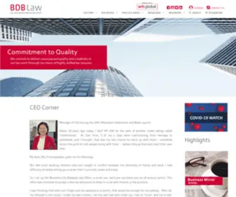 BDblaw.com.ph(BDB Law) Screenshot