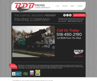 BDbpaving.com(BDB Paving & General Contracting) Screenshot