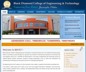 Bdcet.in(Black Diamond College of Engineering & Technology) Screenshot