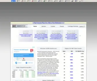 Bdcinvestor.com(BDC Investor) Screenshot