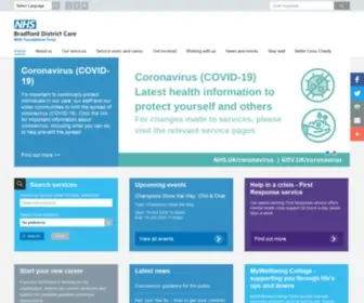 BDCT.nhs.uk(Better lives) Screenshot