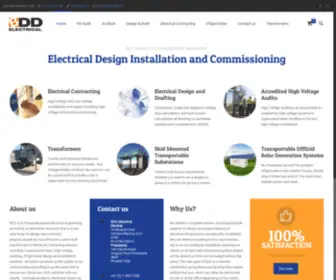 BDD.com.au(Electrical Contractor and HV Auditor) Screenshot