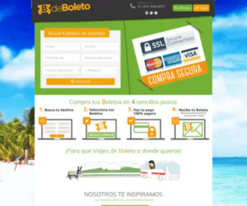 Bdeboleto.com(Compra tus boletos de autobús y ¡viaja mejor) Screenshot
