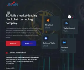 Bdefi.io(BDAM Decentralized Finance Solutions) Screenshot