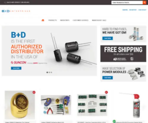 Bdenterprisesinc.com(B&D Enterprises) Screenshot