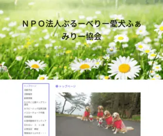 Bdfa.org(ＮＰＯ法人ぶるーべりー愛犬ふぁみりー協会) Screenshot