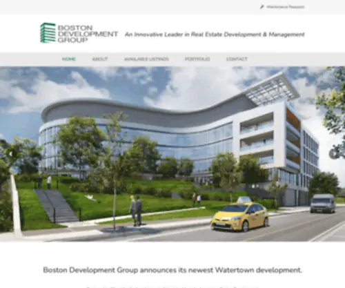 BDG1.com(Boston Development Group) Screenshot