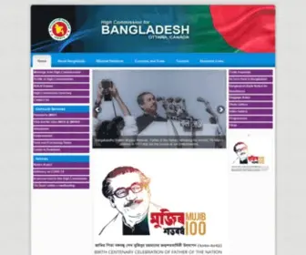 BDhcottawa.ca(Bangladesh High Commission) Screenshot