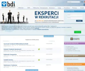 Bdi.com.pl(Bank Danych o Inżynierach) Screenshot