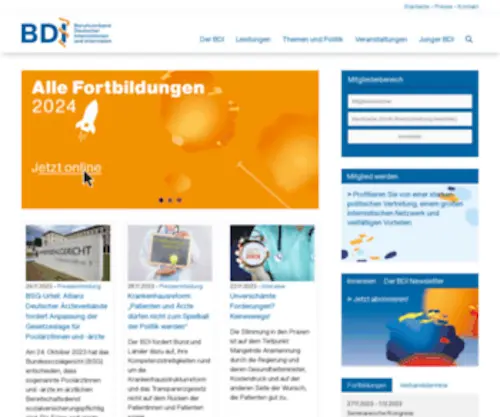 Bdi.de(Willkommen beim B D I) Screenshot