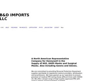 Bdimportsllc.com(B&D Imports LLC) Screenshot