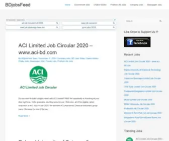 Bdjobsfeed.com(BD jobs feed) Screenshot