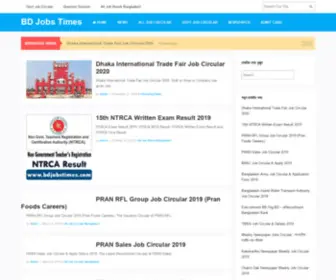 Bdjobstimes.com(BD Jobs Times) Screenshot