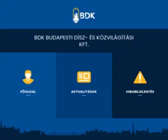 BDK.hu(Fényt hozunk Budapest életébe) Screenshot