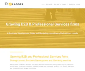 Bdladder.com(BD and Marketing Consultancy for B2B & professional services firms) Screenshot