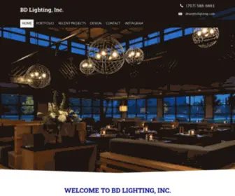 Bdlighting.com(Residential Custom Lighting Services) Screenshot