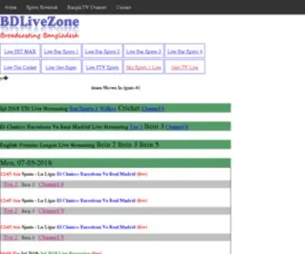 Bdlivezone.com(Bdlivezone) Screenshot