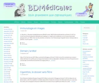 Bdmedicales.com(Bandes dessinées) Screenshot