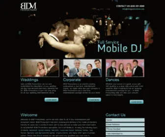 BDMproductions.com(BDM Productions) Screenshot