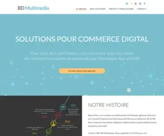 Bdmultimedia.fr(Le groupe BD Multimédia et ses filiales) Screenshot