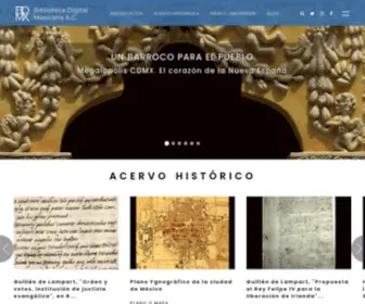 BDMX.mx(Biblioteca digital mexicana) Screenshot