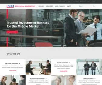 Bdocap.com(BDO Capital Advisors) Screenshot