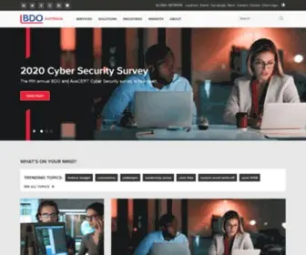 Bdo.com.au(Our business) Screenshot