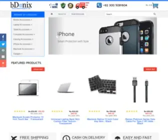 Bdonix.com(Mobile Phone Accessories in Pakistan) Screenshot
