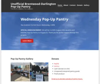 Bdpopuppantry.org(Free food for neighbors) Screenshot