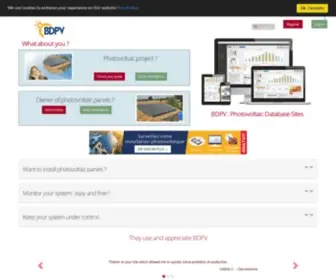 BDPV.fr(Photovoltaic Database Sites) Screenshot