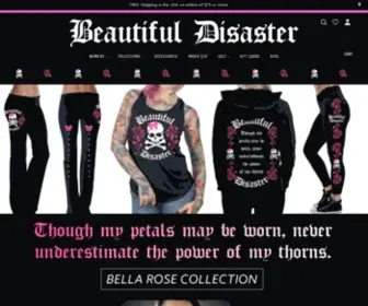 Bdrocks.com(Beautiful Disaster Clothing) Screenshot