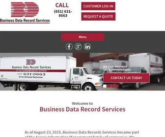 BDRS.com(Business Data Record Services) Screenshot