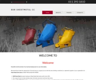 BDRsheetmetal.co.za(Company Name) Screenshot