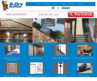 BDRysolutions.com(Basement Waterproofing Experts) Screenshot