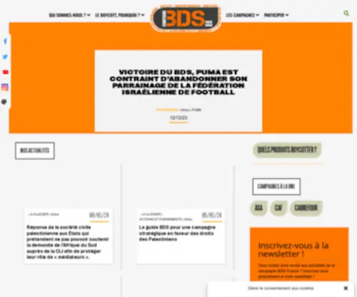 BDSfrance.org(Boycott) Screenshot