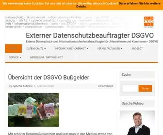 BDSG-Externer-Datenschutzbeauftragter.de(Datenschutz DSGVO) Screenshot