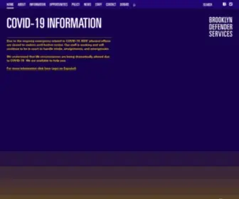 BDS.org(Brooklyn Defender Services) Screenshot