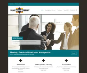 Bdsummit.com(BDS Meeting and Event Planning) Screenshot