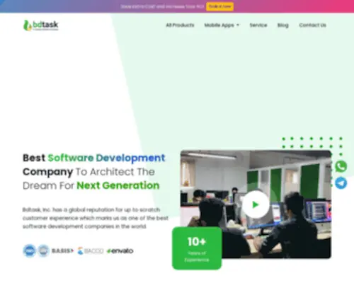 Bdtask.com(Best Software Development Company) Screenshot