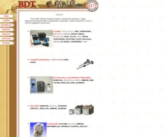 BDT.com.pl(BDT oferuje kompleksowe dostawy automatyki produkcji) Screenshot