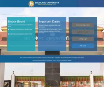 Bduexam.in(Bodoland University) Screenshot