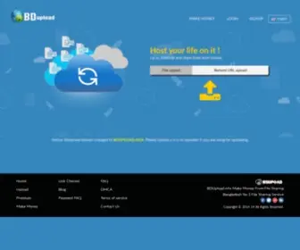 Bdupload.org(Bangladesh No.1 File Upload Service & Earn Money by File Sharing) Screenshot