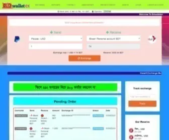Bdwalletex.com(BD Wallet ex Dollar Buy) Screenshot