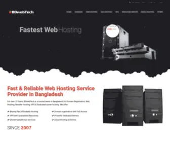 Bdwebtech.com(Fastest Hosting) Screenshot