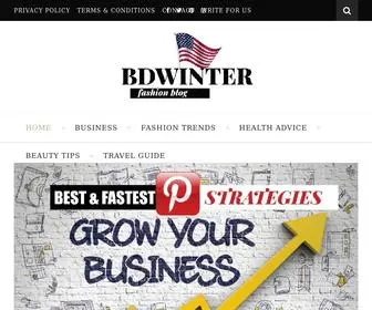 Bdwinter.com(Fashion Blog) Screenshot