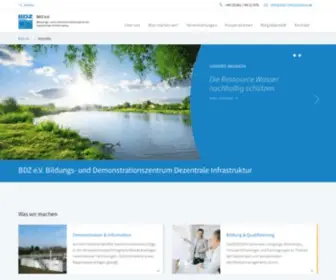 BDZ-Abwasser.de(Und Demonstrationszentrum) Screenshot