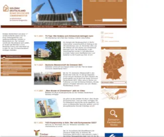 BDZ-Holzbau.de(Holzbau Deutschland) Screenshot