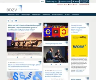 BDZV.de(Der Bundesverband Digitalpublisher und Zeitungsverleger e.V. (BDZV)) Screenshot